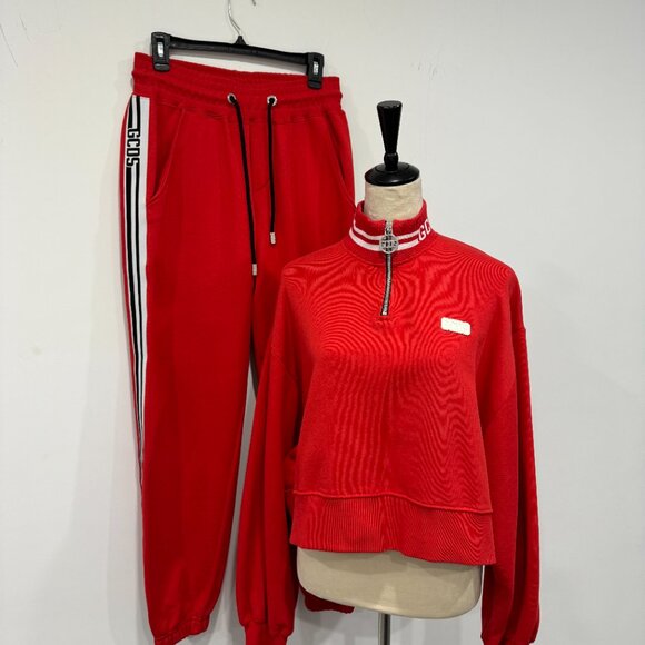 GCDS  Drawstring Trim Track Pants, Size L - Picture 16 of 16